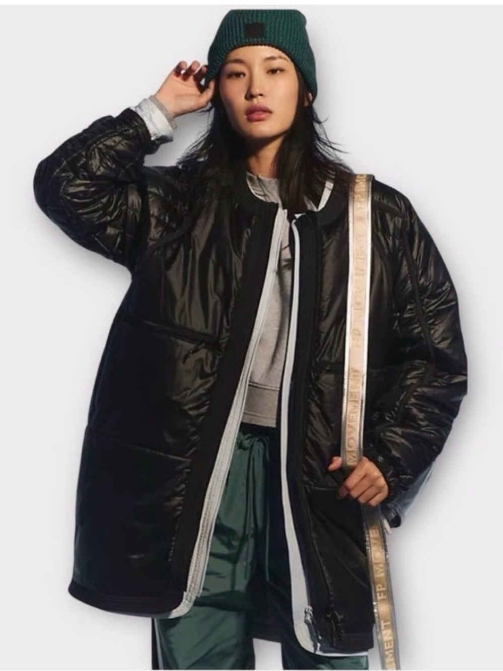 FREE PEOPLE MOVEMENT • NWT Light as a feather puffer Packable coat jacket Small